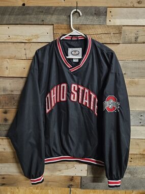 Vesi Ohio State Men's Black Pullover Jacket